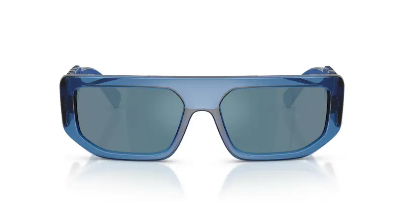 Unisex Dolce & Gabbana DG6203 300925 Occhiali da sole Iniettato Blu Blu Squadrata Normale miniatura 3