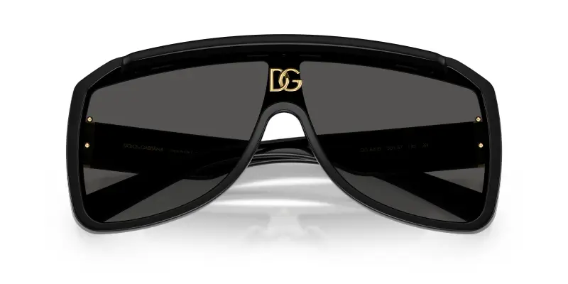 Unisex Dolce & Gabbana DG6205 501/87 Occhiali da sole Iniettato Nero Grigio Pilot Normale miniatura 2