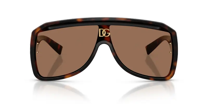 Unisex Dolce & Gabbana DG6205 502/73 Occhiali da sole Iniettato Tartaruga Marrone Pilot Normale miniatura 3
