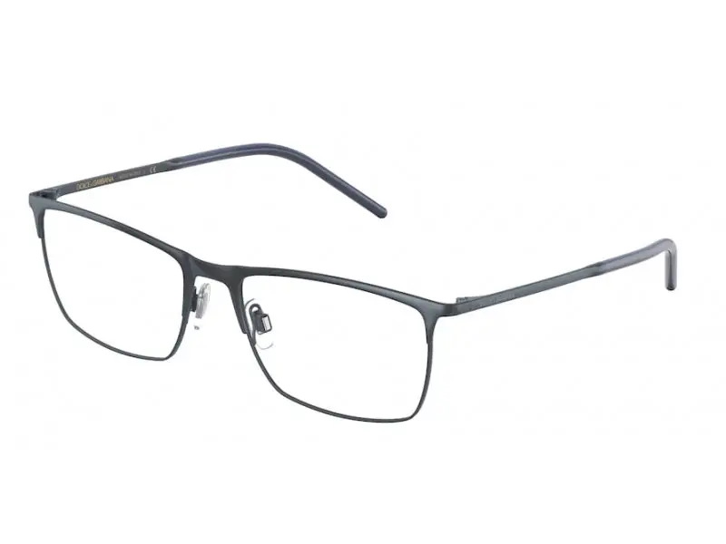 Dolce & Gabbana Uomo DG1309 1358 Montature da vista Metallo Blu Trasparente Squadrata Normale