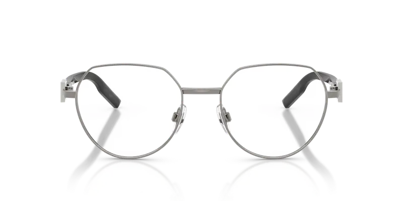 Dolce & Gabbana Uomo DG1362 04 Montature da vista Metallo Grigio Trasparente Pantos Normale miniatura 2