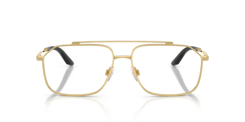 Uomo DG1364 02 Montature da vista Metallo Oro Trasparente Pilot Normale miniatura 3