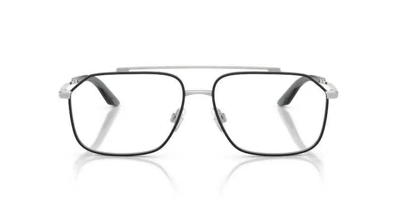 Uomo DG1364 1324 Montature da vista Metallo Argento Trasparente Pilot Normale miniatura 3