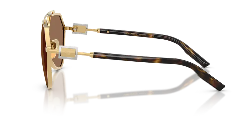 Dolce & Gabbana Occhiali da sole Uomo Marrone 847153 miniatura 3