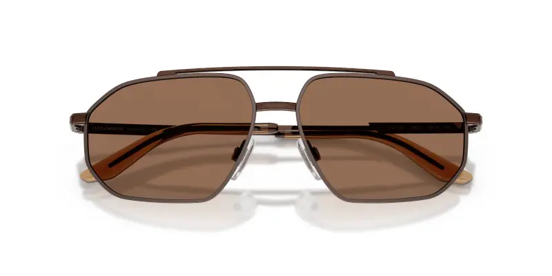 Dolce & Gabbana Occhiali da sole Uomo Marrone 2912479 miniatura 2