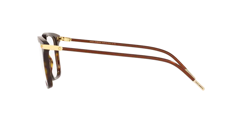 Dolce & Gabbana Uomo DG3319 502 Montature da vista Plastica Havana Squadrata miniatura 2