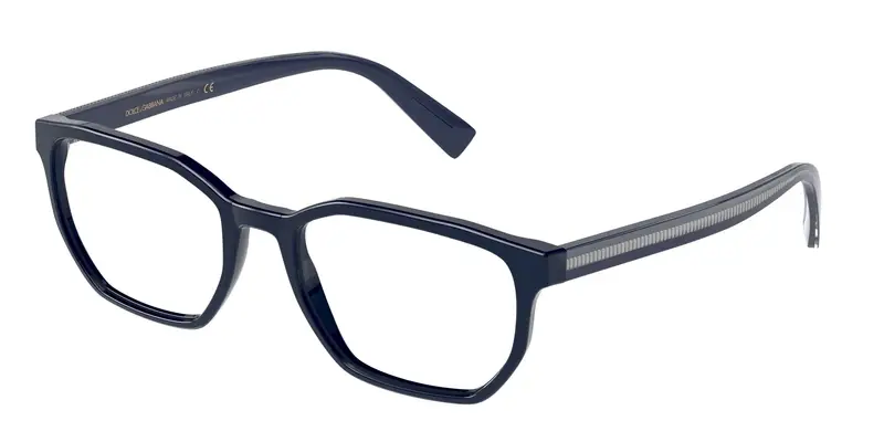 Dolce & Gabbana Uomo DG3338 3280 Montature da vista Plastica Blu Geometrica