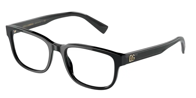 Dolce & Gabbana Uomo DG3341 501 Montature da vista Plastica Nero  Squadrata
