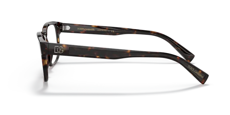 Dolce & Gabbana Uomo DG3341 502 Montature da vista Plastica Havana Squadrata miniatura 3