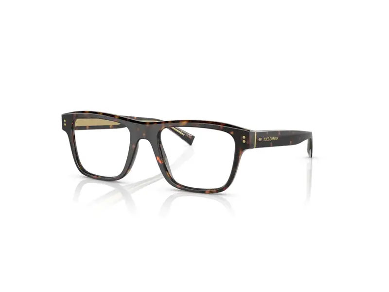 Dolce & Gabbana Uomo DG3362  502 Montature da vista Acetato Tartaruga Trasparente Squadrata Normale
