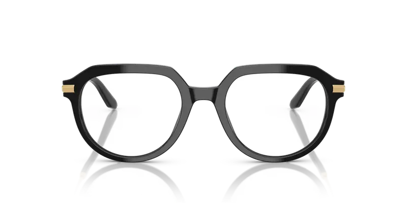 Dolce & Gabbana Uomo DG3402 501 Montature da vista Acetato Nero Trasparente Pantos Normale miniatura 2