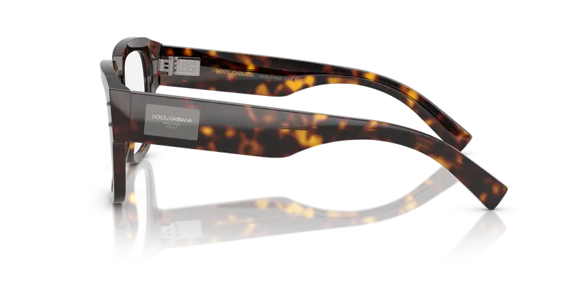 Dolce & Gabbana Uomo DG3405 502 Montature da vista Acetato Tartaruga Trasparente Squadrata Normale miniatura 3