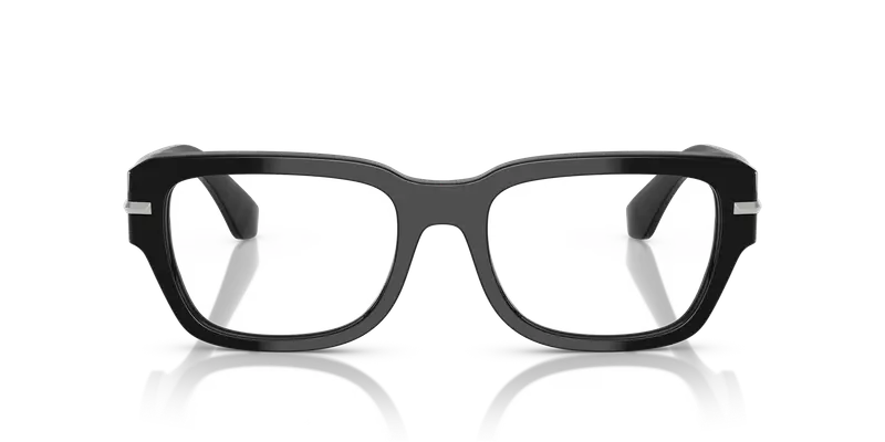 Dolce & Gabbana Uomo DG3408 501 Montature da vista Acetato Nero Trasparente Squadrata Normale miniatura 2