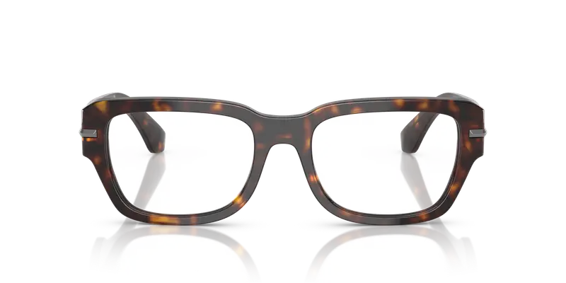 Dolce & Gabbana Uomo DG3408 502 Montature da vista Acetato Tartaruga Trasparente Squadrata Normale miniatura 2