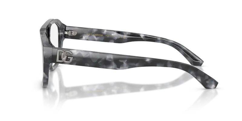 Dolce & Gabbana Uomo DG3415 3445 Montature da vista Acetato Tartaruga Trasparente Pilot Normale miniatura 3