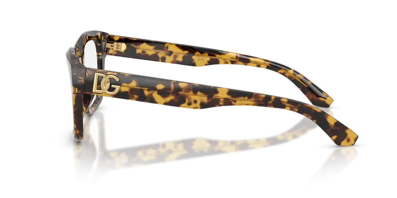 Dolce & Gabbana Uomo DG3416 3330 Montature da vista Acetato Tartaruga Trasparente Squadrata Normale miniatura 3