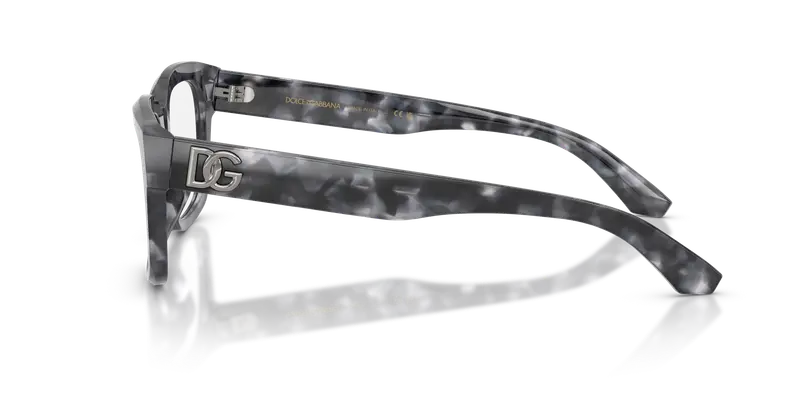 Dolce & Gabbana Uomo DG3416 3445 Montature da vista Acetato Tartaruga Trasparente Squadrata Normale miniatura 3