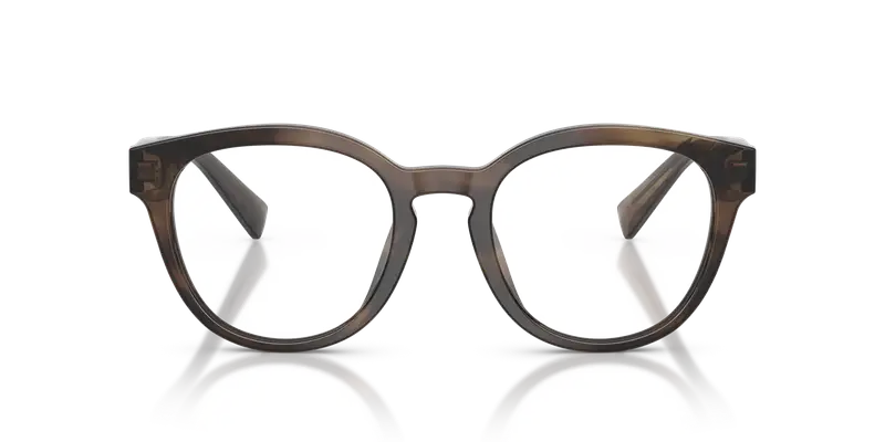 Dolce & Gabbana Uomo DG3421 3200 Montature da vista Acetato Marrone Trasparente Pantos Normale miniatura 2