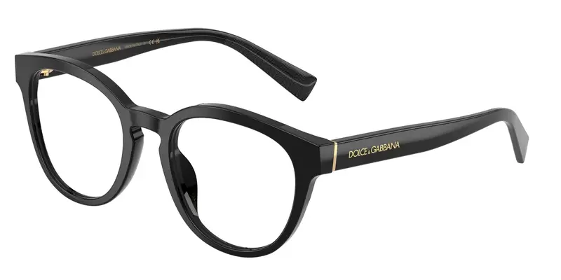 Dolce & Gabbana Uomo DG3421  501 Montature da vista Acetato Nero Trasparente Pantos Normale