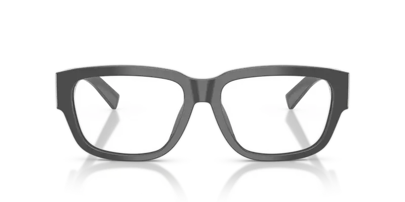 Dolce & Gabbana Uomo DG3423 3090 Montature da vista Acetato Grigio Trasparente Squadrata Normale miniatura 2