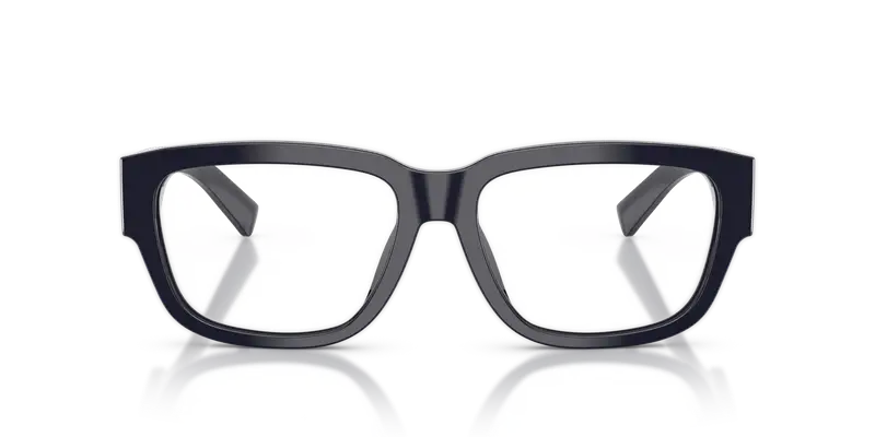 Dolce & Gabbana Uomo DG3423 3094 Montature da vista Acetato Blu Trasparente Squadrata Normale miniatura 2