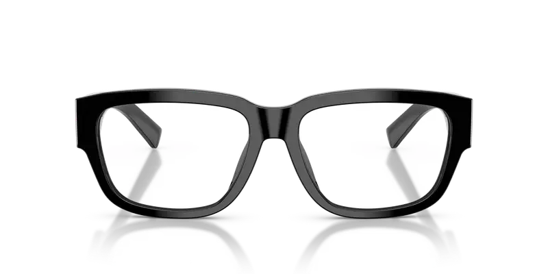 Dolce & Gabbana Uomo DG3423 501 Montature da vista Acetato Nero Trasparente Squadrata Normale miniatura 2