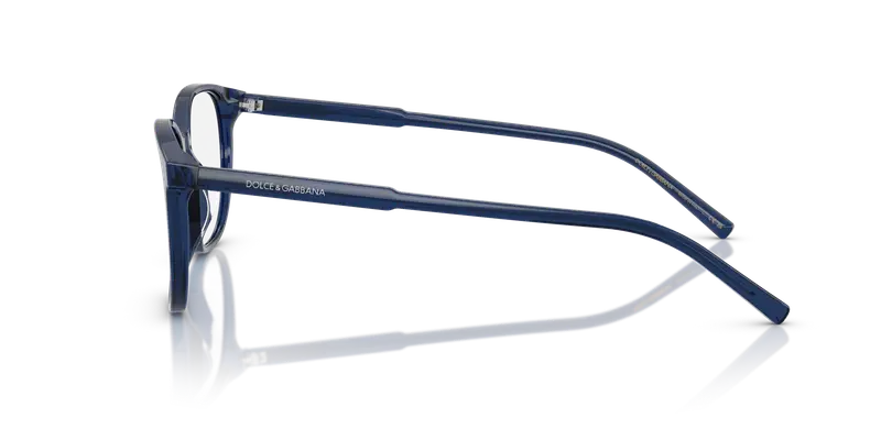 Dolce & Gabbana Uomo DG3426 3009 Montature da vista Acetato Blu Trasparente Pillow Normale miniatura 3