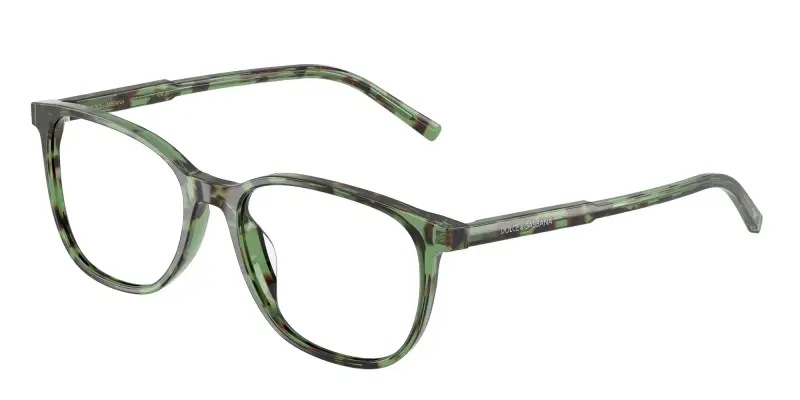 Dolce & Gabbana Montature da vista Uomo in acetato verde