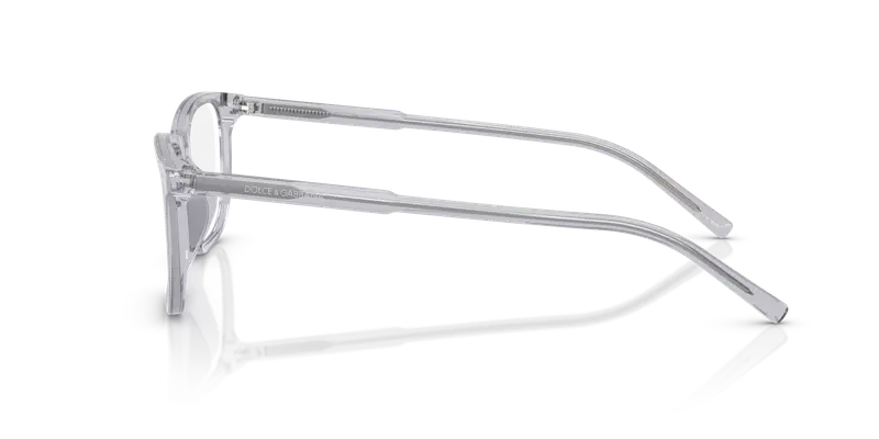 Dolce & Gabbana Uomo DG3427 3291 Montature da vista Acetato Grigio Trasparente Squadrata Normale miniatura 3
