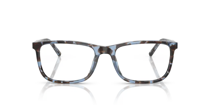 Dolce & Gabbana Uomo DG3427 3392 Montature da vista Acetato Blu Trasparente Squadrata Normale miniatura 2