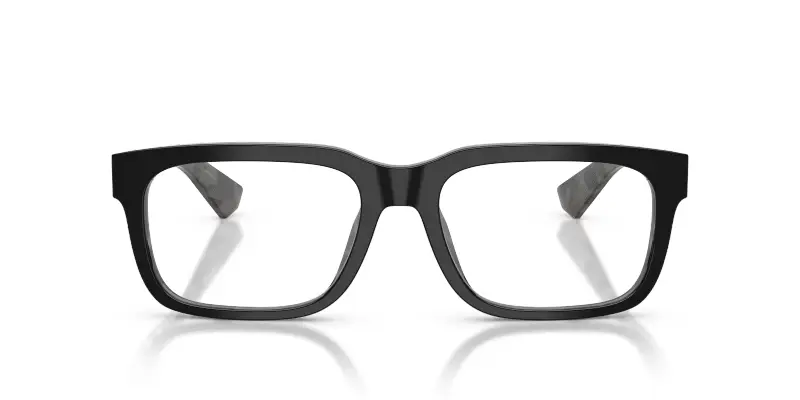 Uomo DG3432 3403 Montature da vista Acetato Nero Trasparente Squadrata Normale miniatura 3