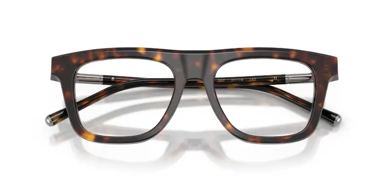 Uomo DG3434 502 Montature da vista Acetato Tartaruga Trasparente Squadrata Normale miniatura 2