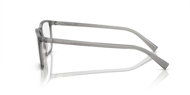 Dolce & Gabbana Uomo DG5027 3160 Montature da vista Nylon Grigio Trasparente Pillow Normale miniatura 3