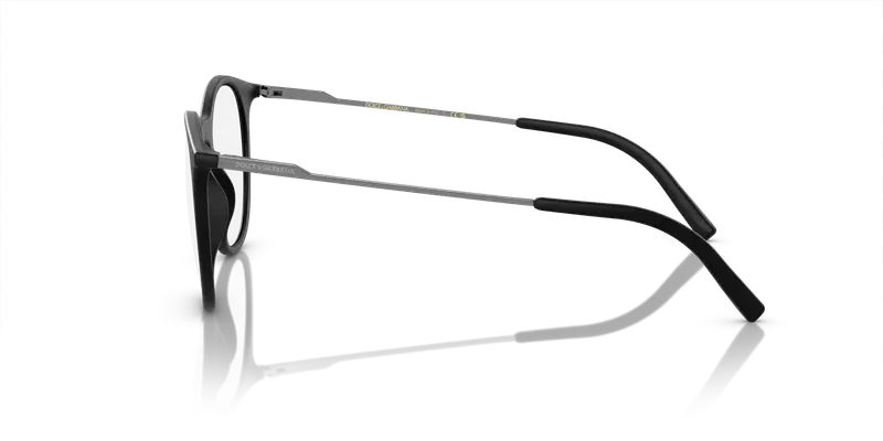 Dolce & Gabbana Uomo DG5031 2525 Montature da vista Nylon Nero Trasparente Pantos Normale miniatura 3