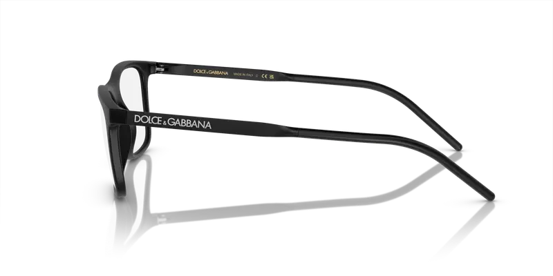 Dolce & Gabbana Uomo DG5044 2525 Montature da vista Nylon Nero Trasparente Squadrata Normale miniatura 3