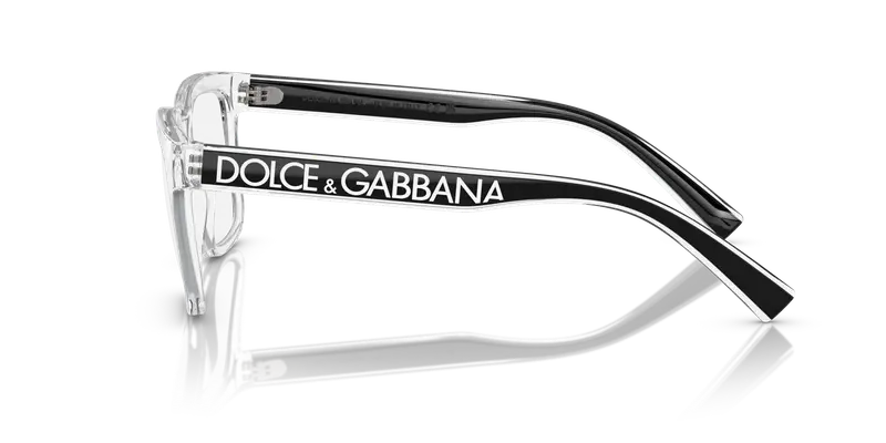 Dolce & Gabbana Uomo DG5101 3133 Montature da vista Nylon Trasparente Trasparente Squadrata Normale miniatura 3