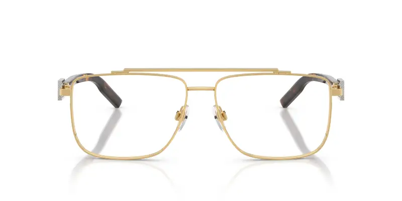 Uomo Dolce & Gabbana DG1368 02 Montature da vista Metallo Oro Trasparente Pilot Normale miniatura 3