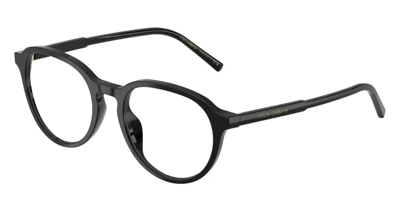 Uomo Dolce & Gabbana DG3444 501 Montature da vista Acetato Nero Trasparente Pantos Normale