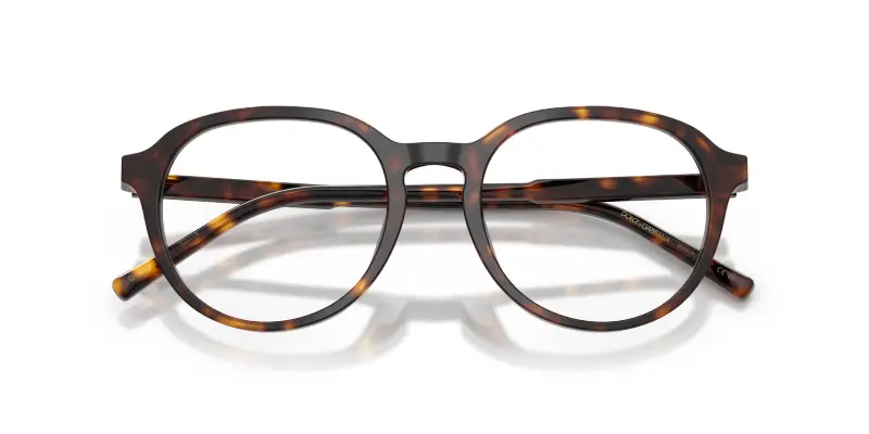 Uomo Dolce & Gabbana DG3444 502 Montature da vista Acetato Tartaruga Trasparente Pantos Normale miniatura 2