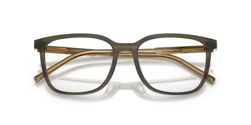 Uomo Dolce & Gabbana DG3445 3480 Montature da vista Acetato Verde Trasparente Squadrata Normale miniatura 2