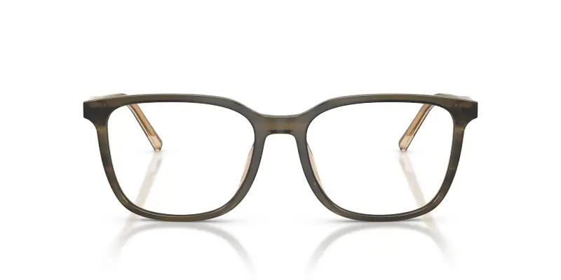 Uomo Dolce & Gabbana DG3445 3480 Montature da vista Acetato Verde Trasparente Squadrata Normale miniatura 3