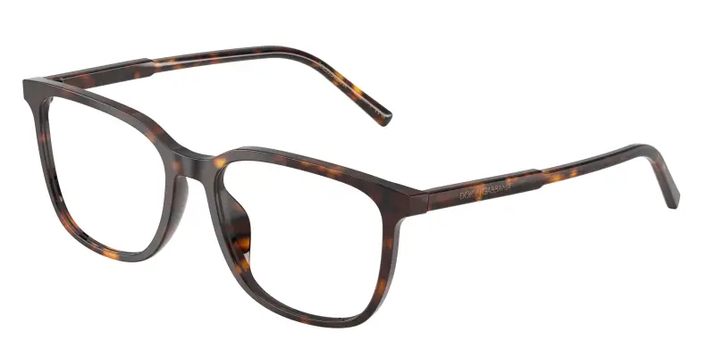 Uomo Dolce & Gabbana DG3445 502 Montature da vista Acetato Tartaruga Trasparente Squadrata Normale
