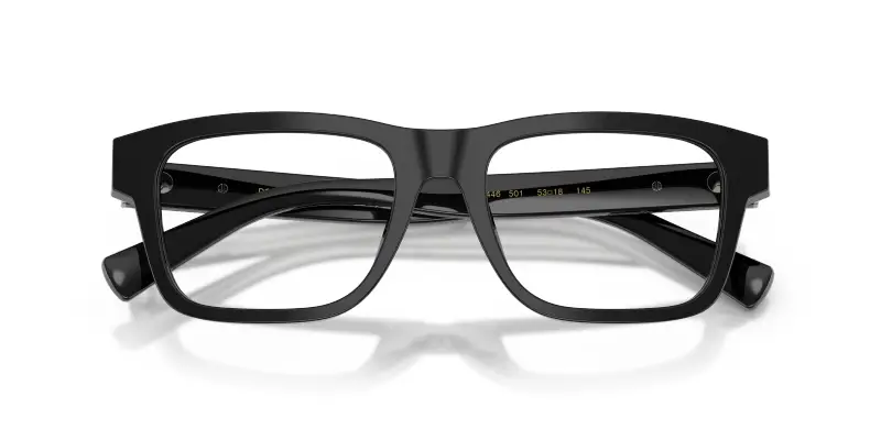 Uomo Dolce & Gabbana DG3446 501 Montature da vista Acetato Nero Trasparente Squadrata Normale miniatura 2