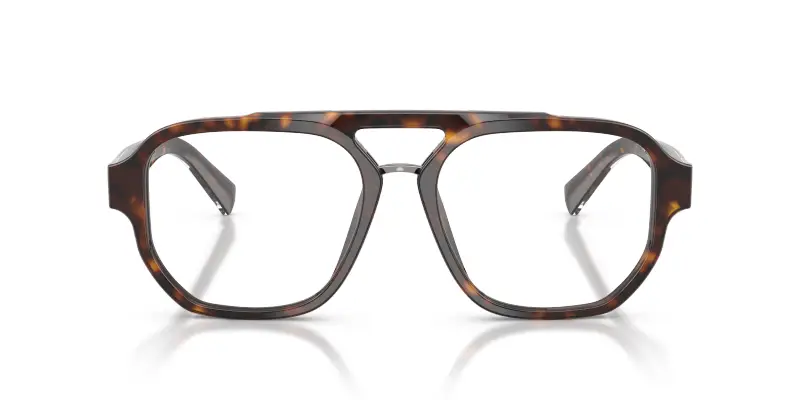 Uomo Dolce & Gabbana DG3447 502 Montature da vista Acetato Tartaruga Trasparente Pilot Normale miniatura 3