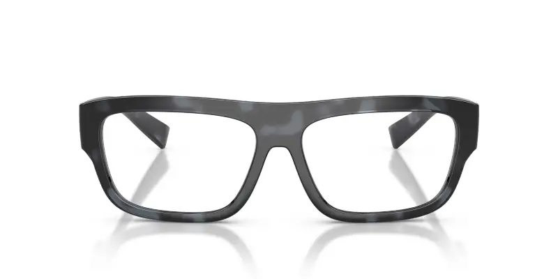 Uomo Dolce & Gabbana DG5114 3443 Montature da vista Iniettato Blu Trasparente Squadrata Normale miniatura 3