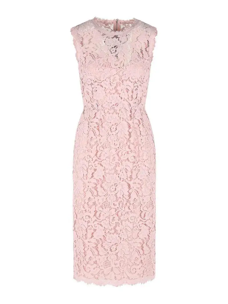 Vestito rosa in misto cotone Color Carne E Neutri