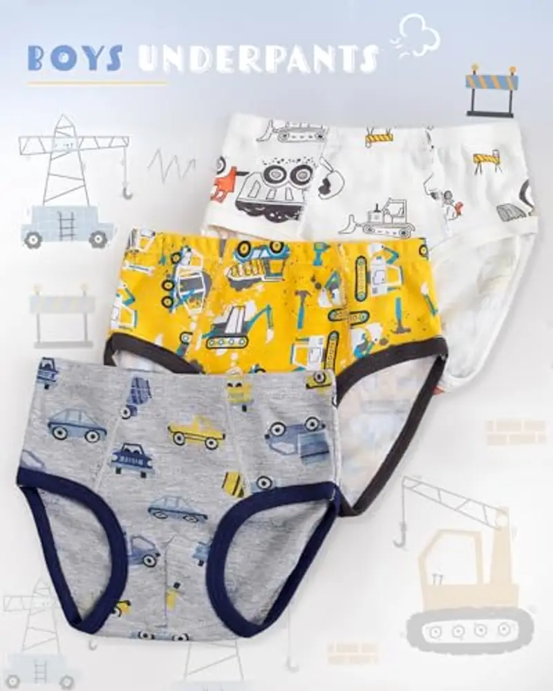 Domee Slip Intimo Cotone Dinosauro Bambino Confezione da 12 Multicolore 2-3 Anni (Dimensione del Produttore 100) miniatura 3