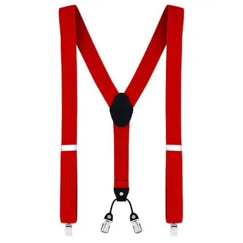 DonDon Bretelle Uomo Rosso 3362255 miniatura 2