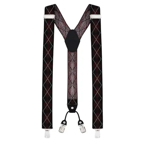 DonDon Bretelle Uomo Rosso 3362252 miniatura 2