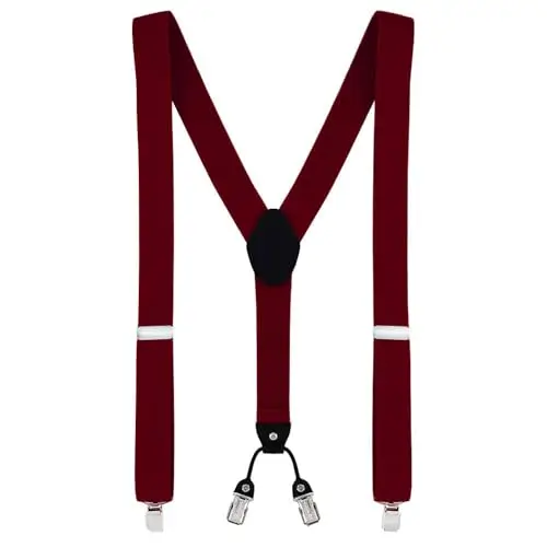 DonDon Bretelle Uomo Rosso 3362247 miniatura 2